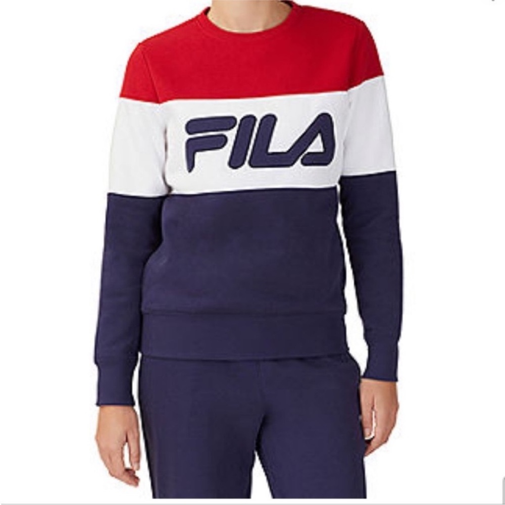 Fila Aeryn Fleece Womens Crew Neck Long Sleeve sweatshirt